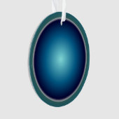 Hübsch Blau/Grün > Weihnachtsgeschmack Ornament (Vorderseite)