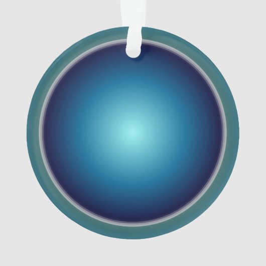 Hübsch Blau/Grün > Weihnachtsgeschmack Ornament (Rückseite)