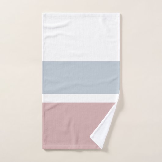 Hübsch-Blau-Rosa Badhandtuch Set (Handtuch)