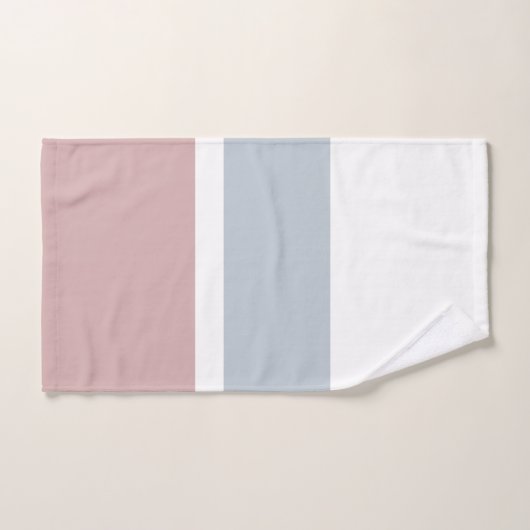 Hübsch-Blau-Rosa Badhandtuch Set (Handtuch)