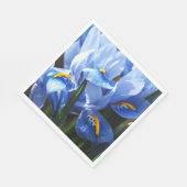 Hübsch-blaue Iris-Serviette Serviette (Ecke)