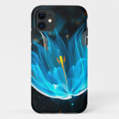 Hübsch-blaue Lotus-Blume Case-Mate iPhone Hülle (Rückseite)