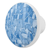 Hübsch-blaue Mosaiktür oder -Schublade Keramikknauf (Rechts)