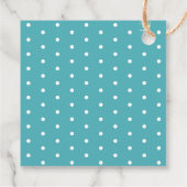 Hübsch Blauer Blütengoldkreuz Kindertaufen Geschenkanhänger (Rückseite)