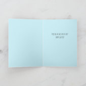 Hübsch Blauer Flora Inspirivity Happy Oaster Karte (Innenseite)