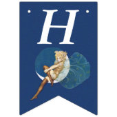 Hübsch Blond Birthday Faion Moon Silk Strumpf Wimpelkette (Erste Fahne)