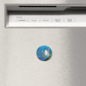 Hübsch Blonde Mermaid mit Blase Magnet (In Situ (Geschirrspüler))