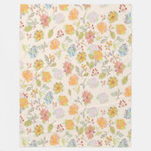 Hübsch Bloomies Blanket Fleecedecke (Vorderseite)