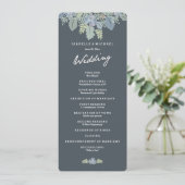 Hübsch Blooms Vintag Gardens Hochzeitsprogramm Programm (Stehend Vorderseite)
