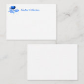 Hübsch Blue Bird Nature Custom Option Vielen Dank Mitteilungskarte (Vorne/Hinten)