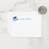 Hübsch Blue Bird Nature Custom Option Vielen Dank Mitteilungskarte (Vorderseite/Rückseite Beispiel)