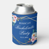 Hübsch Blue Boho Feather Junggeselinnen-Abschied Dosenkühler (Kanne Vorderseite)