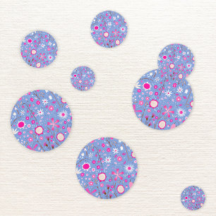 Hübsch Blue Botanic Wildblume Floral Konfetti