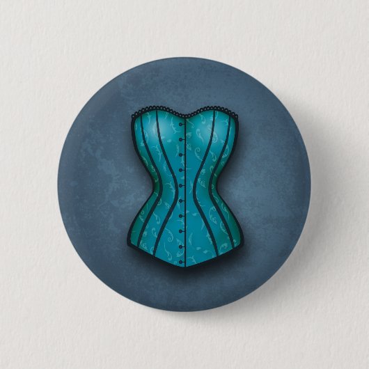 Hübsch Blue Corset Button (Vorderseite)