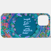 Hübsch Blue Customized Inspirivity iPhone Case (Rückseite (Horizontal))