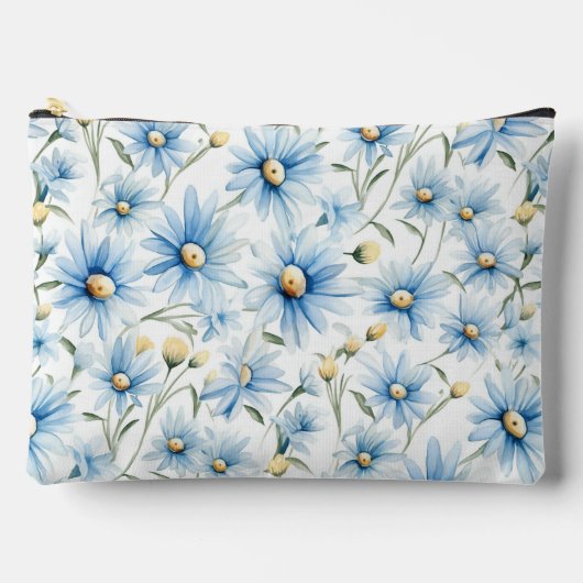 Hübsch Blue Daisies Zubehörtasche (Vorderseite)