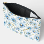 Hübsch Blue Daisies Zubehörtasche (Offen)