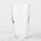 Hübsch Blue Dragonfly Drink Beer Pint Brille Glas (Links)
