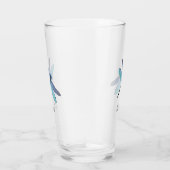 Hübsch Blue Dragonfly Drink Beer Pint Brille Glas (Rechts)