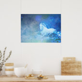 Hübsch Blue Fantasy Horster Poster (Küche)