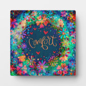 Hübsch Blue Floral Boho Comfort Inspirivity Fotoplatte (Vorderseite)