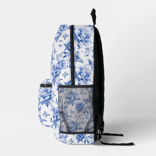 Hübsch Blue Floral Rucksack (Rechts)
