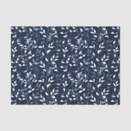 Hübsch Blue Florals Decoupage Seidenpapier