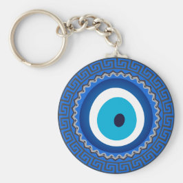 Hübsch Blue Griechisch Mandala Nazar Evil Eye Amul Schlüsselanhänger