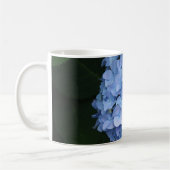 Hübsch Blue Hydrangea Floral Foto Kaffeetasse (Links)