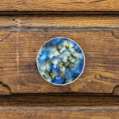 Hübsch Blue Hydrangea Floral Keramikknauf