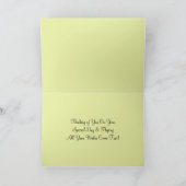 Hübsch Blue Hydrangea Happy Birthday Card Karte (Innenseite)