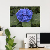 Hübsch Blue Hydrangea Poster (Heimbüro)