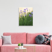 Hübsch Blue Irises Floral Leinwanddruck (Insitu (Wohnzimmer))