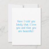 Hübsch Blue Jay Bird Custom Grußkarten (Rückseite)