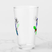 Hübsch Blue Jay Bird Glas (Rechts)
