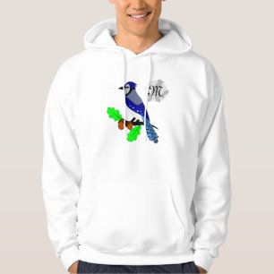 Hübsch Blue Jay Bird Hoodie