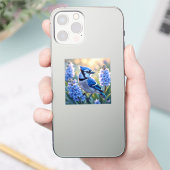 Hübsch Blue Jay und Lilacs Aufkleber (Telefon)