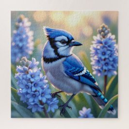 Hübsch Blue Jay und Lilacs Puzzle