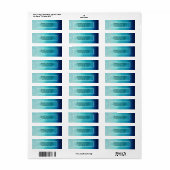 Hübsch Blue Mandala Abstrakt (Vorne)