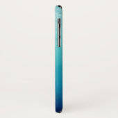 Hübsch Blue Mandala Abstrakt Case-Mate iPhone Hülle (Hinten/Links)