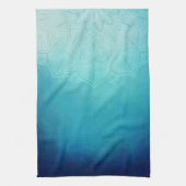 Hübsch Blue Mandala Abstrakt Geschirrtuch (Vertikal)