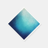 Hübsch Blue Mandala Abstrakt Serviette (Ecke)