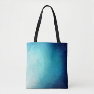 Hübsch Blue Mandala Abstrakt Tasche