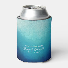 Hübsch Blue Mandala Abstrakt Wedding Dosenkühler