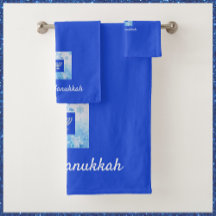 Hübsch Blue Menorah Hanukkah