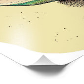 Hübsch Blue Muschel Fotodruck (Ecke)