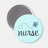 Hübsch Blue Nurse Magnet (Vorderseite/Rückseite)