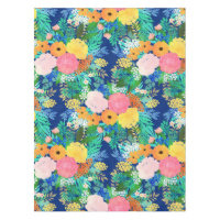 Hübsch-Blue-Pink-Blume Boho Design