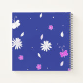 Hübsch Blue Summer 2 Square Notebook individuell a Notizblock (Rückseite)