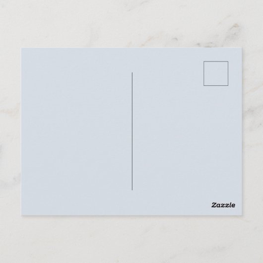 Hübsch Blue White Butterfly Postkarte (Rückseite)